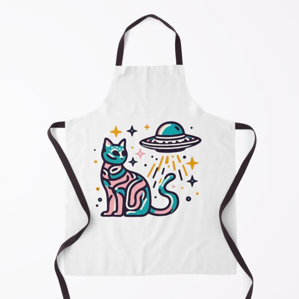 Aperçu de l'œuvre Chat OVNI jouant au chat Cat Cult créée et vendue par sharon1210.