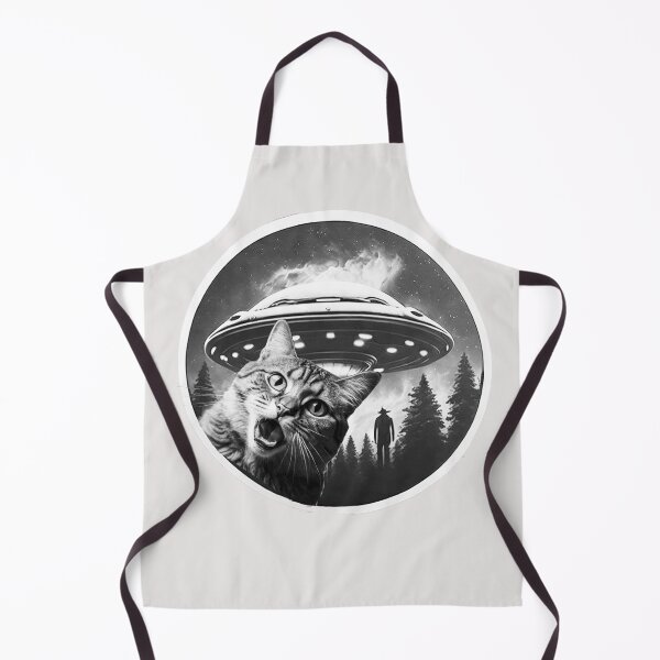 Item preview, Surprised cat by UFOs and alien invasion designed and sold by erozzz.