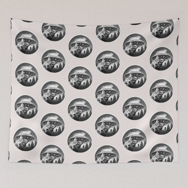 Item preview, Surprised cat by UFOs and alien invasion designed and sold by erozzz.