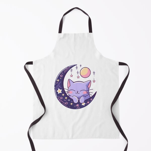 Item preview, Starry Cat and Moon designed and sold by Sereneluna.