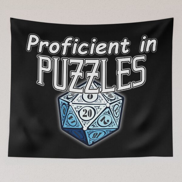Item preview, Proficient in Puzzles designed and sold by GammarayPrints.