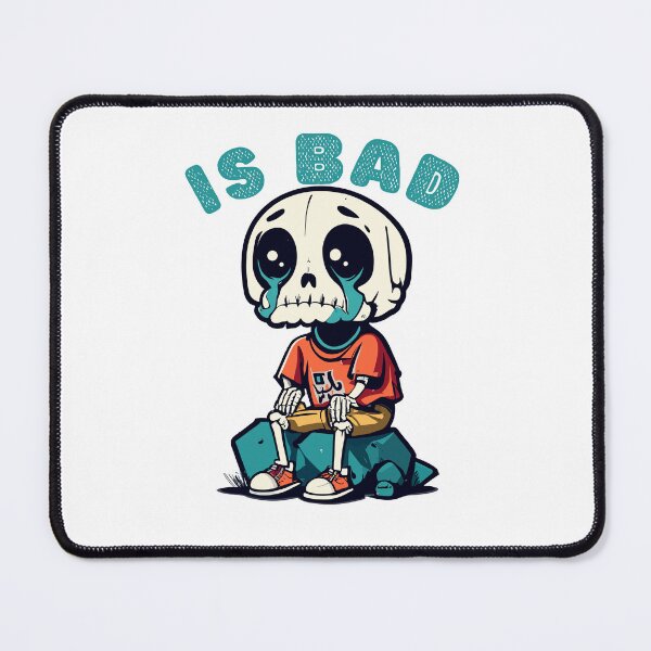 Item preview, Cute Little Crying Skeleton Is Bad designed and sold by GENESIS-POD.