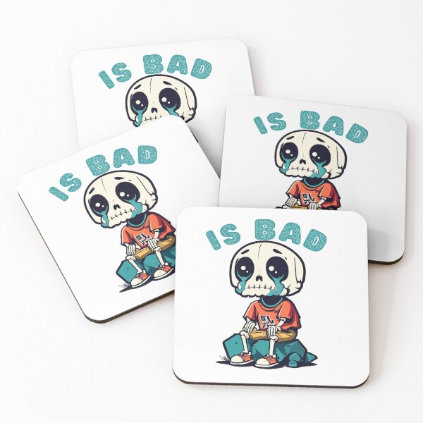 Item preview, Cute Little Crying Skeleton Is Bad designed and sold by GENESIS-POD.
