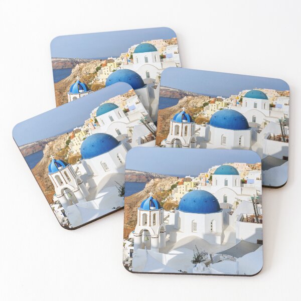 Item preview, Oia Santorini Blue Domes 03 designed and sold by Weston  Westmoreland.