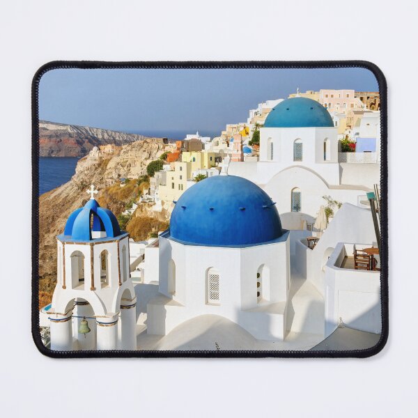 Item preview, Oia Santorini Blue Domes 03 designed and sold by Weston  Westmoreland.