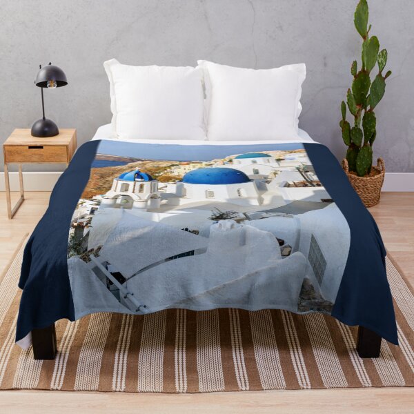 Item preview, Oia Santorini Blue Domes 03 designed and sold by Weston  Westmoreland.