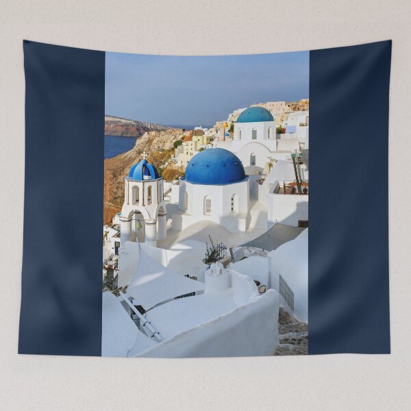 Item preview, Oia Santorini Blue Domes 03 designed and sold by Weston  Westmoreland.