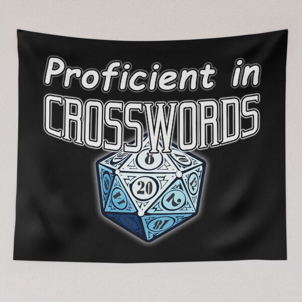 Item preview, Proficient in Crosswords designed and sold by GammarayPrints.