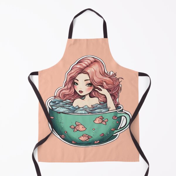 Item preview, Mermaid in a Tea Cup designed and sold by DesignsBuyGem.