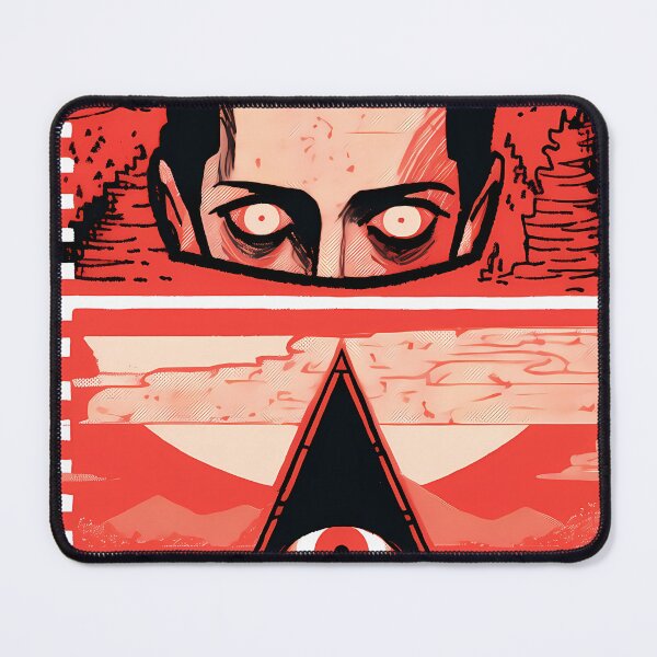 Item preview, Black and red surrealist eye postal stamp- Unnerving designed and sold by octoboobs.