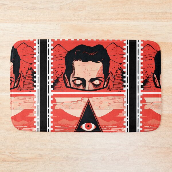Item preview, Black and red surrealist eye postal stamp- Unnerving designed and sold by octoboobs.