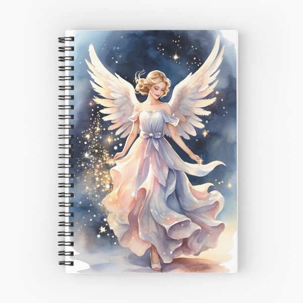 Item preview, Christmas Angel cute watercolor clipart, cute angel, Christmas mood clipart, funny Christmas clipart designed and sold by Zenalia.