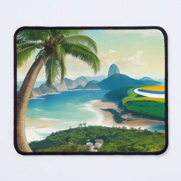 Item preview, Illustration of Rio de Janeiro, Brazil made with Colored Pencils designed and sold by Inspira Viagens.