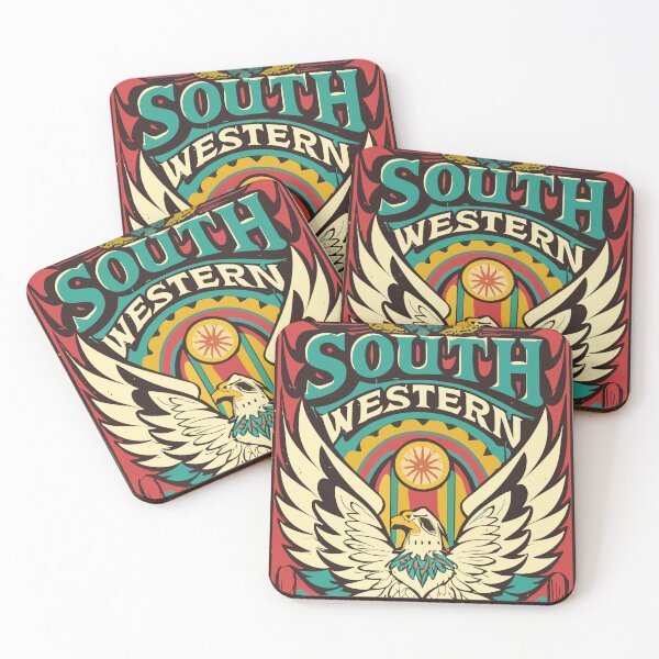 Item preview, Southwestern Eagle Deco Zia New Mexico Traditional And Vintage designed and sold by sadedream.