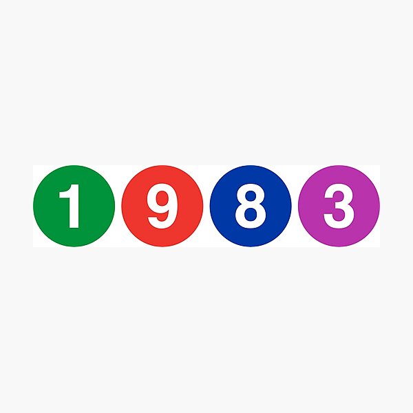 Item preview, 1983 - New York City Subway Style designed and sold by thebigleebowski.