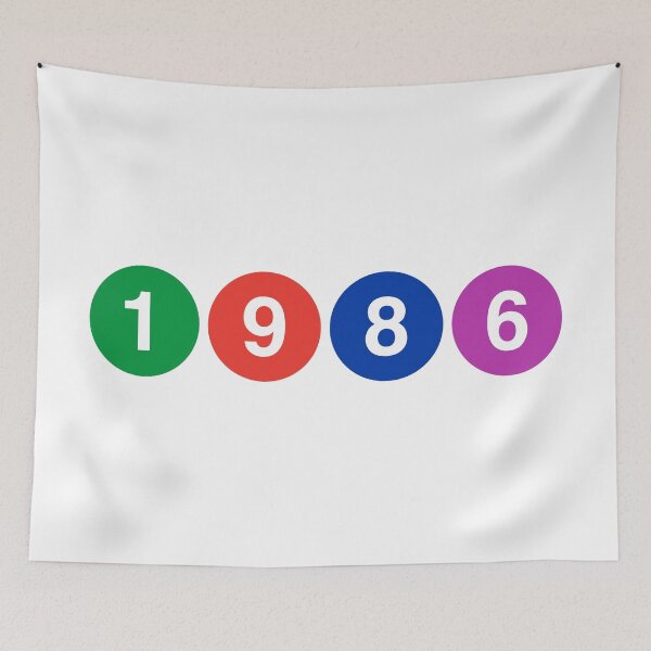 Item preview, 1986 - New York City Subway Style designed and sold by thebigleebowski.