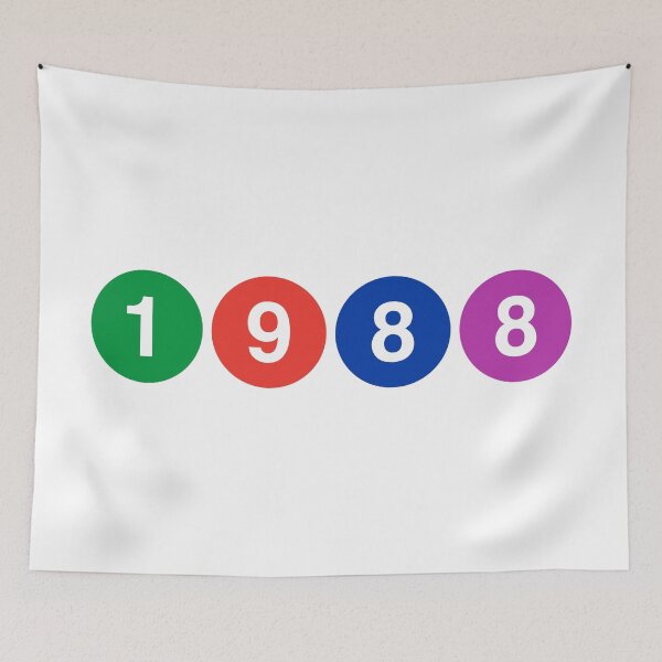 Item preview, 1988 - New York City Subway Style designed and sold by thebigleebowski.