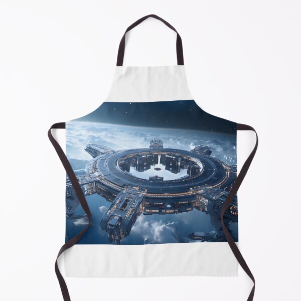 Item preview, Futuristic Space Station designed and sold by Shirtastically.