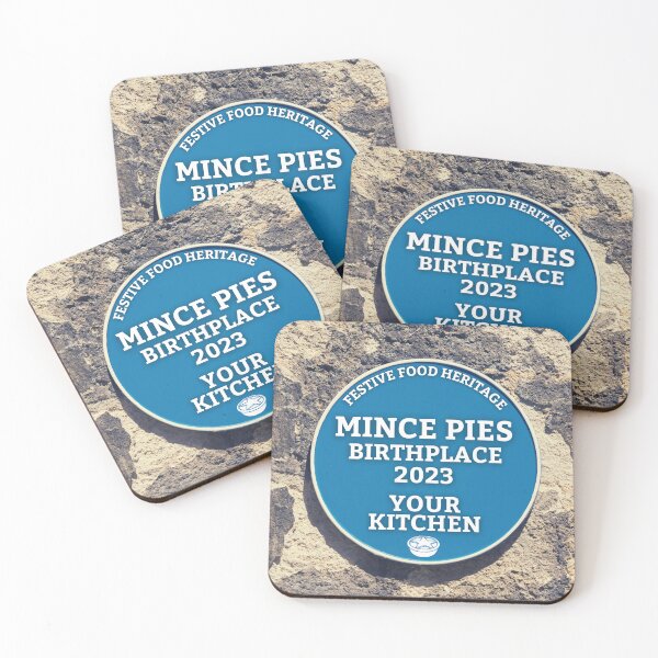 Artikelvorschau, Blue Plaque Mince Pies Birthplace – Ihre Küche. entworfen und verkauft von MPC-Mince-Pies.