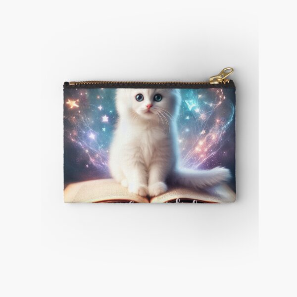 Item preview, White Magical Kitty designed and sold by SugarInk.