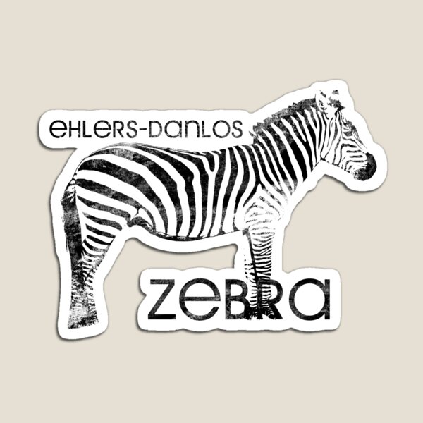 Item preview, Ehlers Danlos Zebra designed and sold by Mouse Ears & Broomsticks on Redbubble.