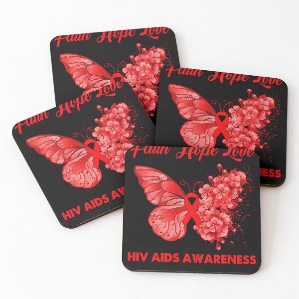 Item preview, Butterfly Faith Hope Love HIV AIDS Awareness designed and sold by EagmianPheolea.