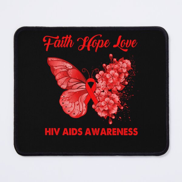 Item preview, Butterfly Faith Hope Love HIV AIDS Awareness designed and sold by EagmianPheolea.