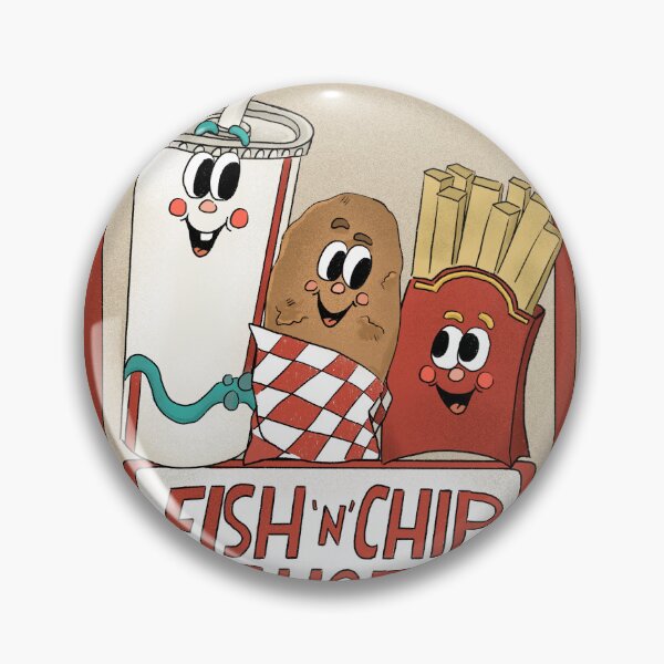 Item preview, Fish and Chip Shop designed and sold by PolkadotsandMeg.
