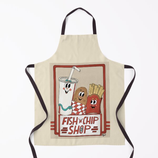 Item preview, Fish and Chip Shop designed and sold by PolkadotsandMeg.
