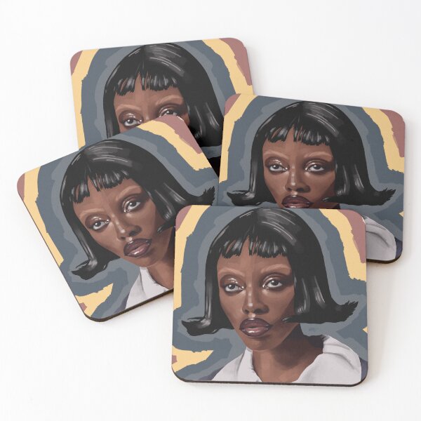 Item preview, wavy girl portrait designed and sold by ktlynbrown.