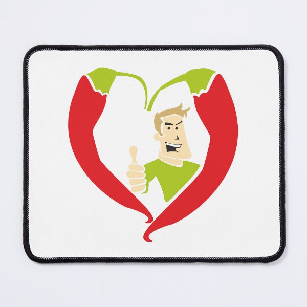 Item preview, red chilli in love designed and sold by FlamingProjekt.
