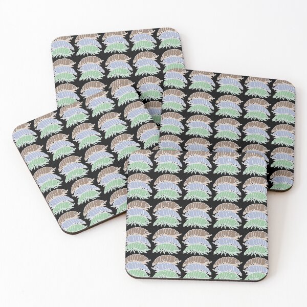 Item preview, 3 Pill Bugs (black pattern) designed and sold by 13mtm80-Designs.