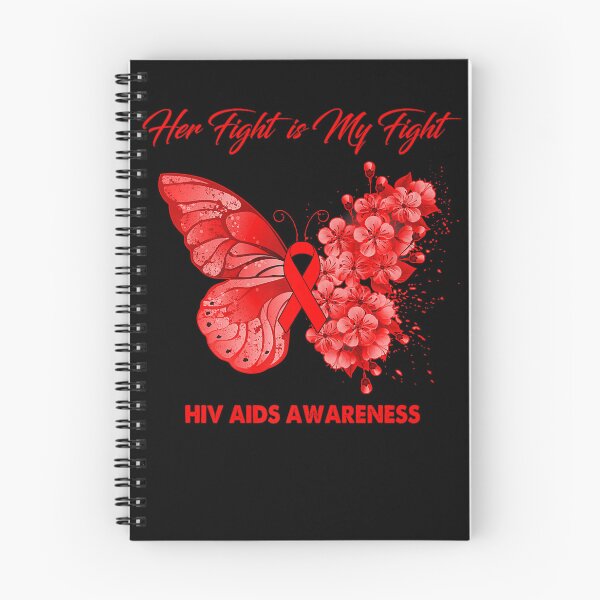 Item preview, Butterfly Her Fight is My Fight HIV AIDS Awareness designed and sold by EagmianPheolea.