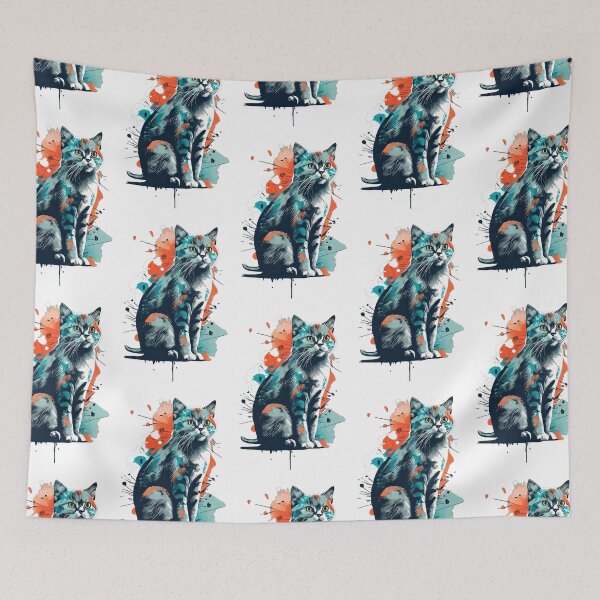 Item preview, cute cat color designed and sold by GFORCE_SHOP.