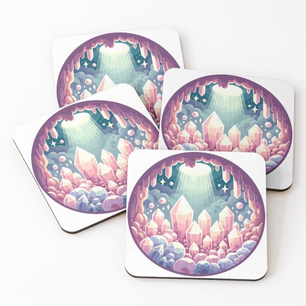Item preview, Enchanting Magical Pastel Crystal Cave designed and sold by OniumEth.