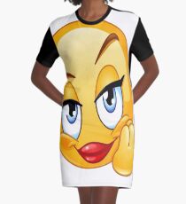 funny drawing Graphic T-Shirt Dress