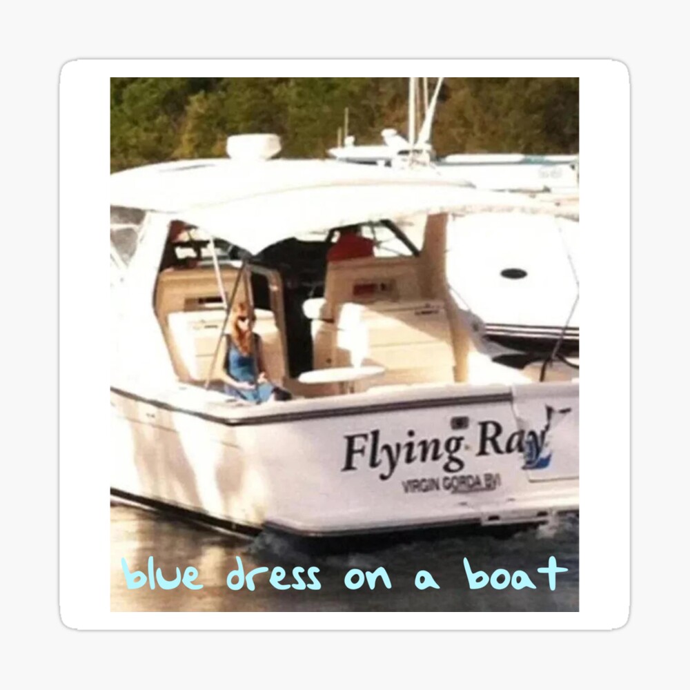 blue dress on a boat taylor swift photo Jessica Dress main image 0