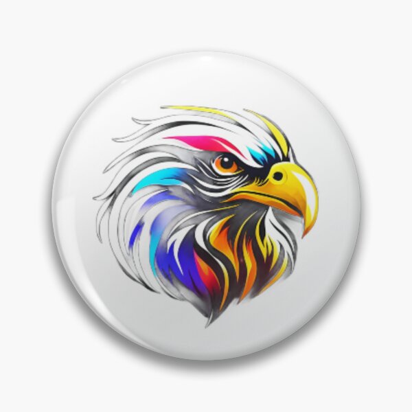 Item preview, Vivid Expressions: My unique hawk face design designed and sold by MGBLSTORE.
