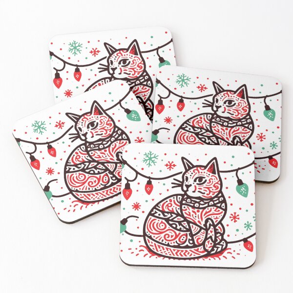 Item preview, Cat Christmas Cat Cult Cute Cat Lovely Kitty designed and sold by sharon1210.