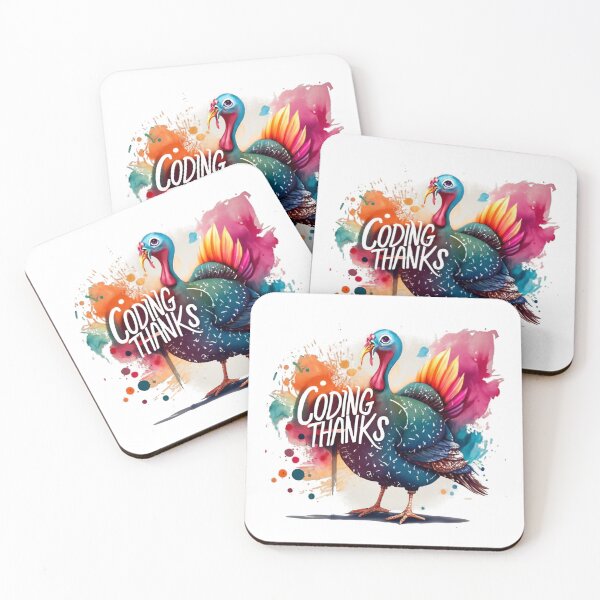 Item preview, Thanksgiving Colorful Coding Thanks Turkey designed and sold by Osa-Store.