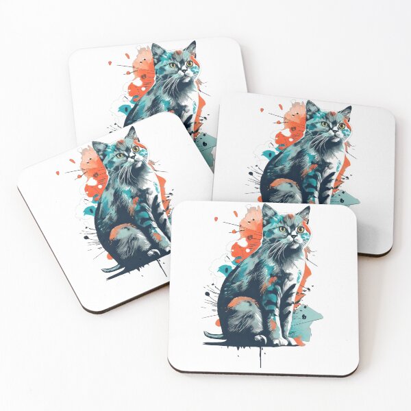 Item preview, cute cat color designed and sold by GFORCE_SHOP.