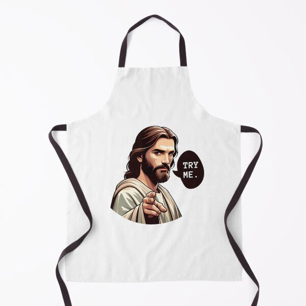 Item preview, Funny Lol Jesus Try Me Meme Phrase designed and sold by gemneye.