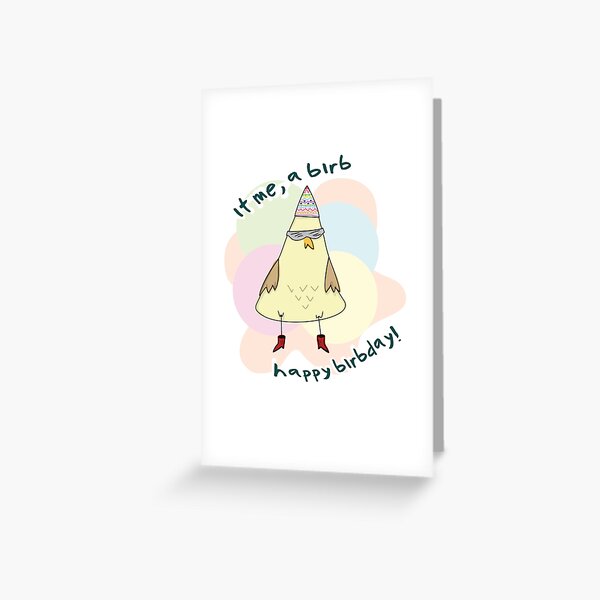 HAPPY BIRBDAY Greeting Card