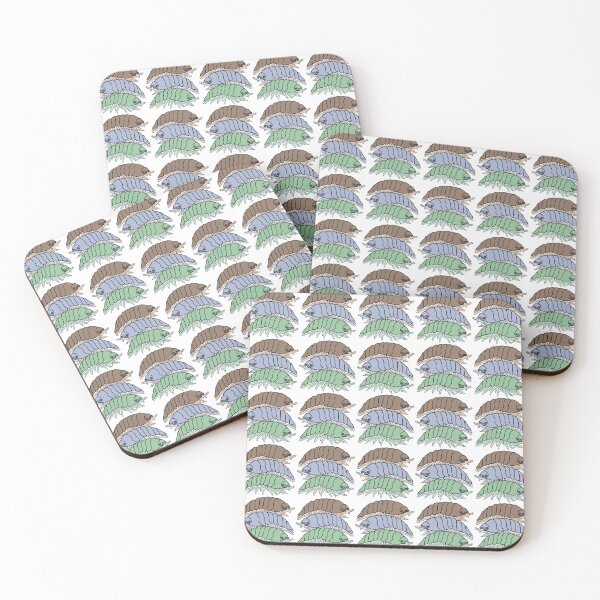 Item preview, 3 Pill Bugs (white pattern) designed and sold by 13mtm80-Designs.