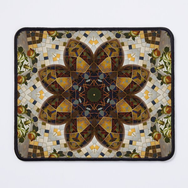 Item preview, Bronze Rose Mosaic Mandala designed and sold by DiscoGypsyFish.