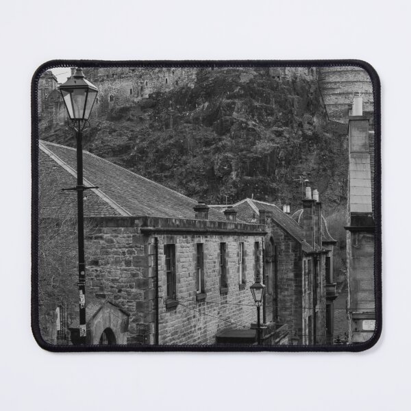 Item preview, Edinburgh Castle from The Vennel in monochrome designed and sold by cdkphotos.