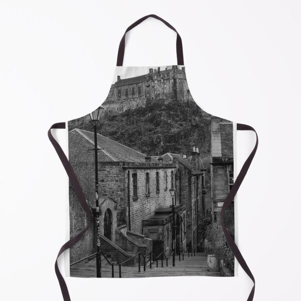 Item preview, Edinburgh Castle from The Vennel in monochrome designed and sold by cdkphotos.