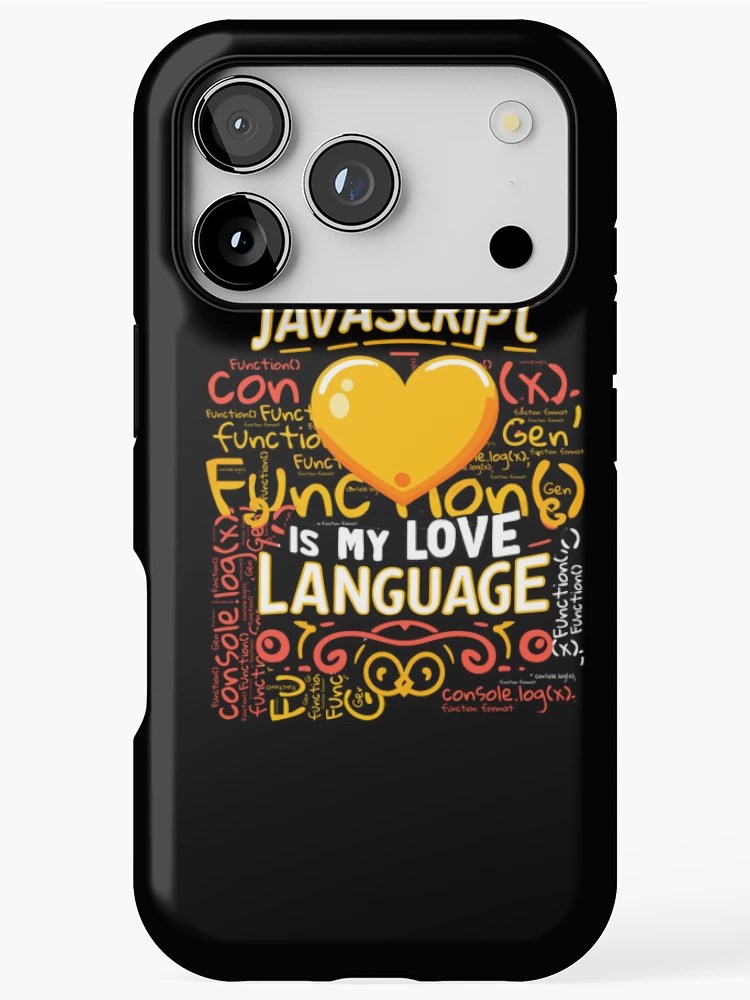 Thumbnail 1 of 4, iPhone Case, JavaScript is My Love Language designed and sold by AW2 Designs.