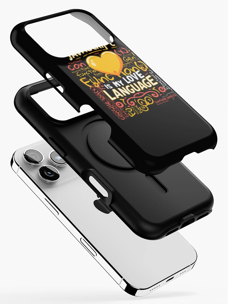 Thumbnail 2 of 4, iPhone Case, JavaScript is My Love Language designed and sold by AW2 Designs.