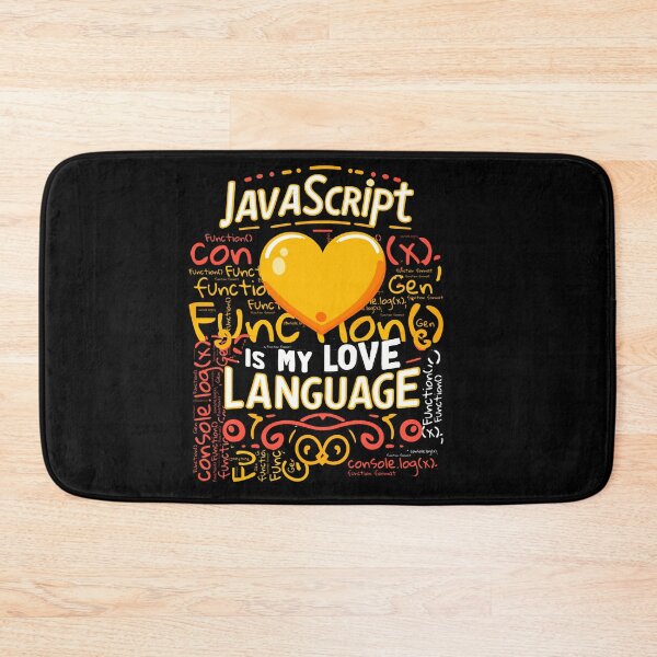 Item preview, JavaScript is My Love Language designed and sold by mwebba2005.